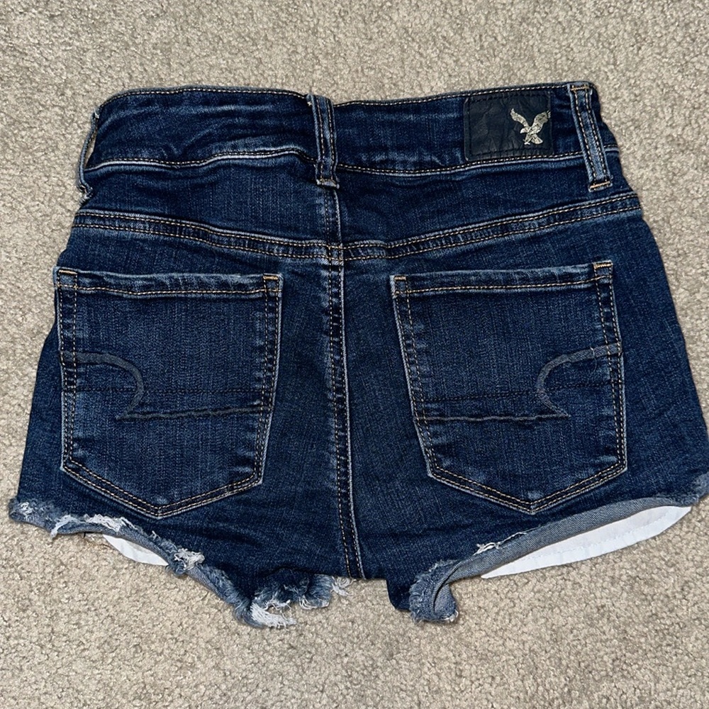 American Eagle Jean Shorts Size 0 Girls Ladies